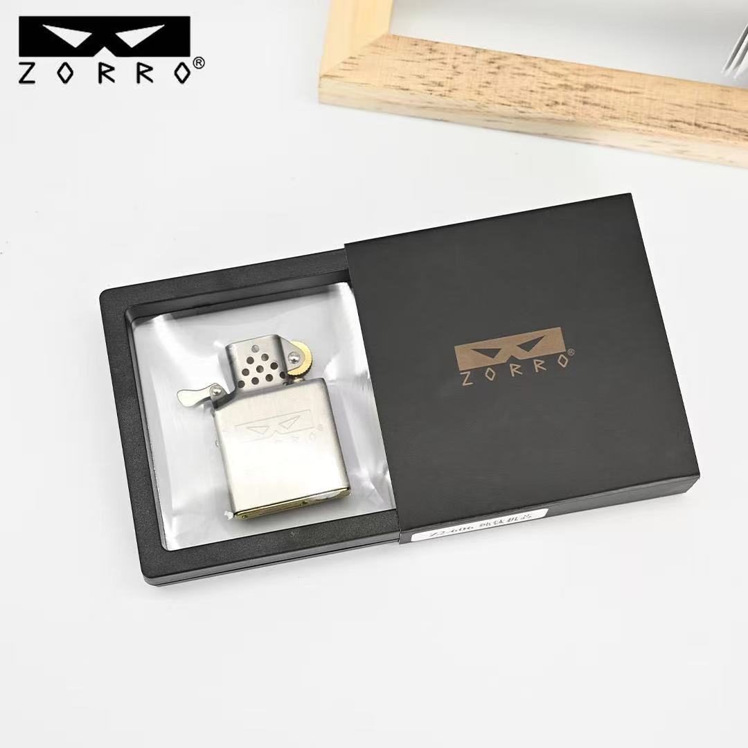 Lighter Insert Zippo - ZORRO 2026 nieuwe puur titanium aanstekereenzet,