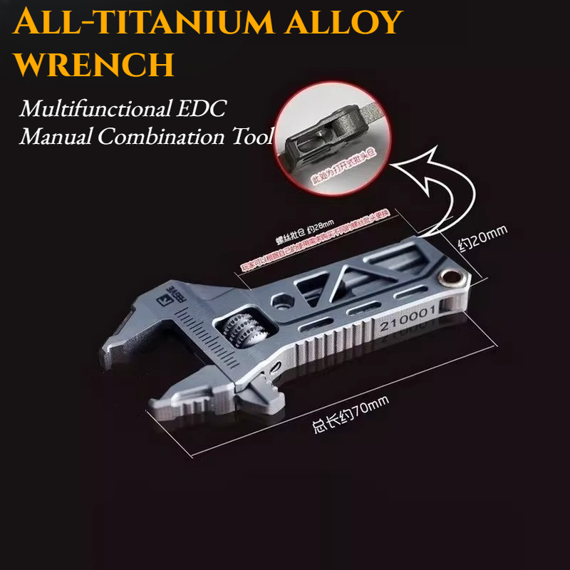 Edc Carry Pliers - TC4 Sleutel en tang van volledig