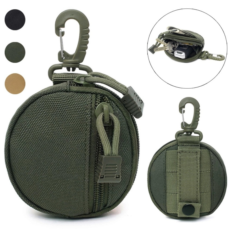 Edc Carry Fanny Pack - Multifunctionele outdoor heuptas, tactische nylon mini-sleutelhangertas