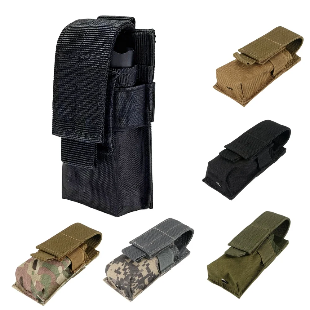 Edc Carry Fanny Pack - Molle Tactische M5 Zaklamp Pouch 9MM