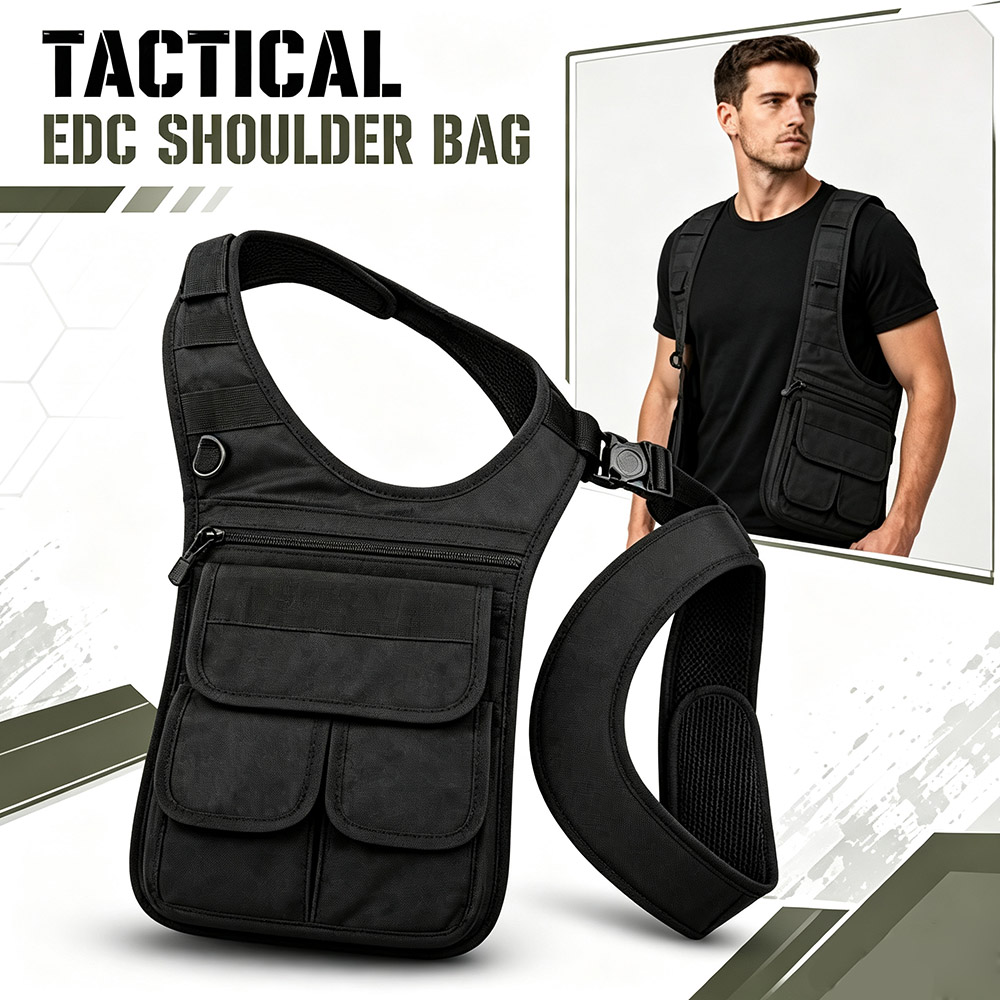 Edc Concealed Carry Bag - Tactische verborgen onderarm gereedschapstas MOLLE Mult-Pocket