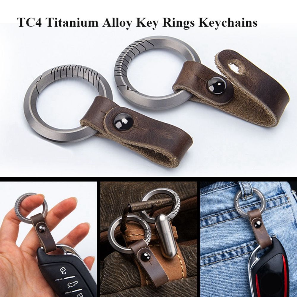 Titanium Legering Lederen Riem - Edc Concealed Carry Belt recensie en prijs