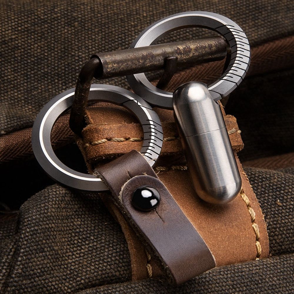 Titanium Legering Lederen Riem - Edc Concealed Carry Belt recensie en prijs