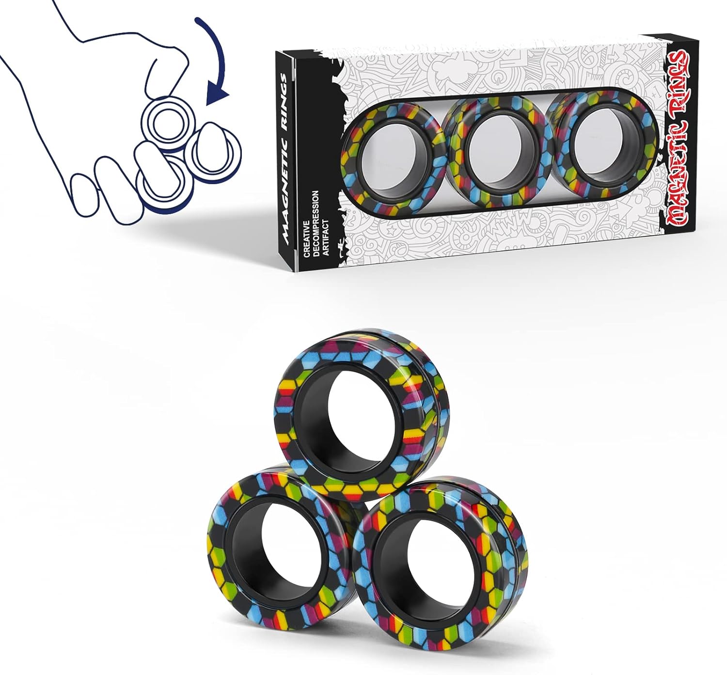 Magnetische ringen Fidget spee - Fidget Spinner Bearing recensie en prijs