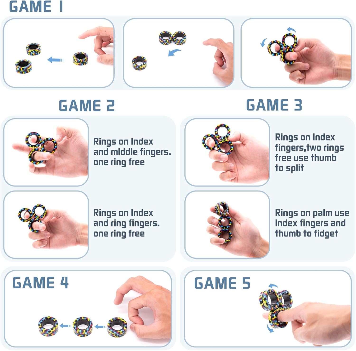 Magnetische ringen Fidget spee - Fidget Spinner Bearing recensie en prijs
