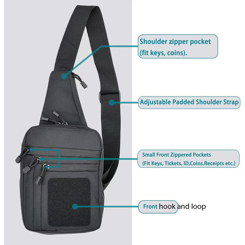 Tas voor mannen & vrouwen - ED - Edc Concealed Carry Bag recensie en prijs