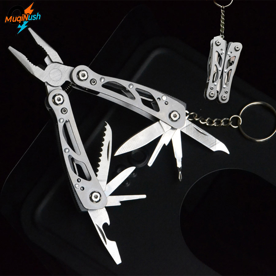 MuqiNush 12-in-1 mini sleutelh - Edc Carry Pliers recensie en prijs
