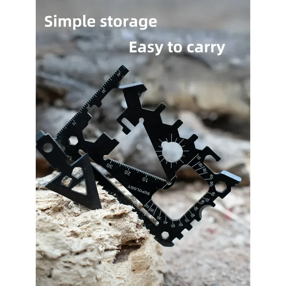Outdoor draagbare 18-in-1 kaar - Edc Carry Card recensie en prijs