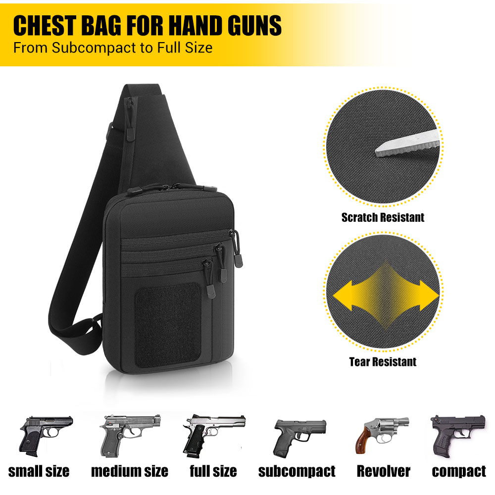 Tactische pistooltas Verborgen - Edc Concealed Carry Bag recensie en prijs