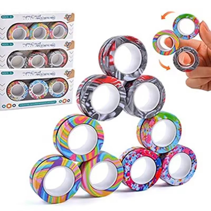3PCS Vingertop Magnetische Rin - Fidget Spinner Bearing recensie en prijs