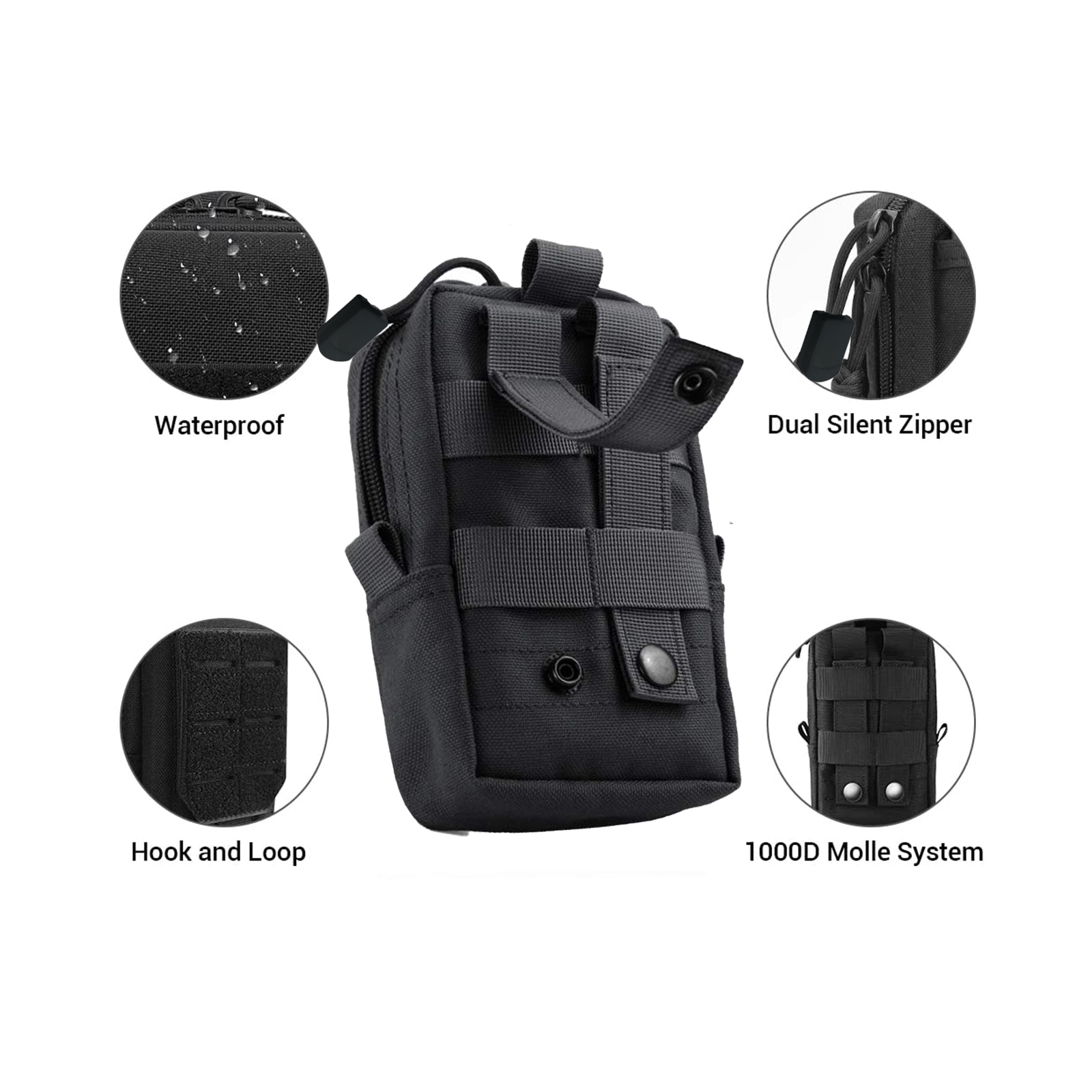 Tactische Molle Pouch Heuptas  - Edc Carry Fanny Pack recensie en prijs