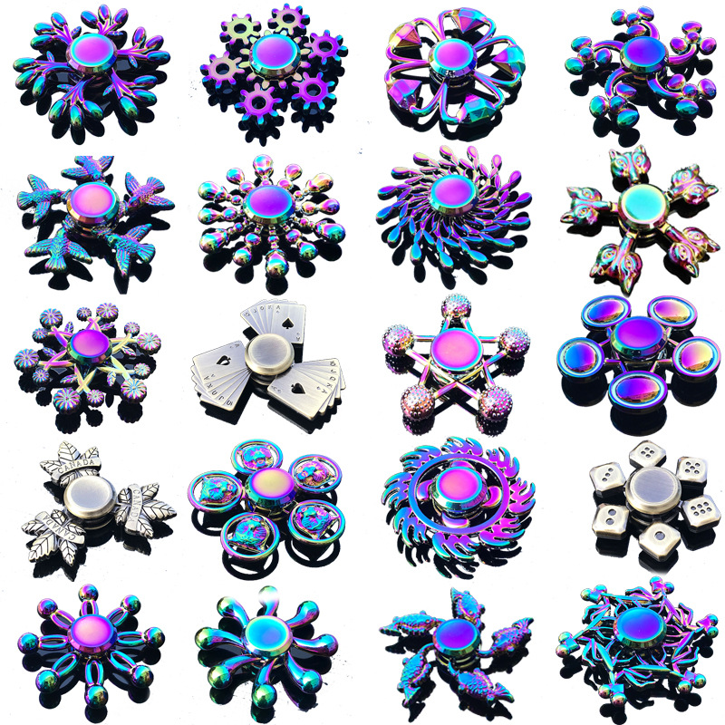 Regenboog Fidget Metalen Spinn - Fidget Spinner Bearing recensie en prijs