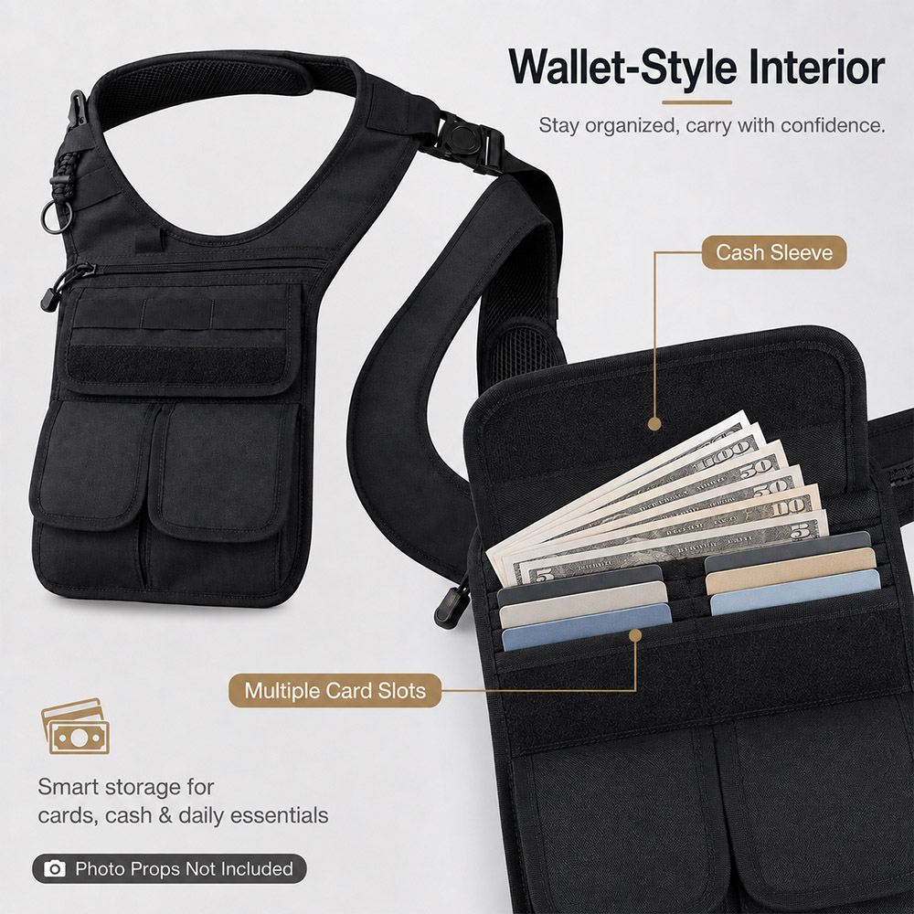 Tactische verborgen onderarm g - Edc Concealed Carry Bag recensie en prijs